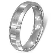 Ring aus Edelstahl. "Hardsteel"