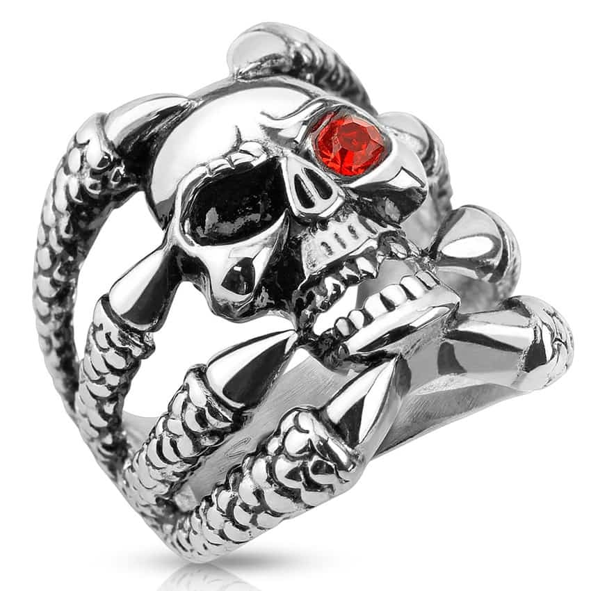 Hasslicher Schadel Ring Fur Manner Marjoe Herrenschmuck