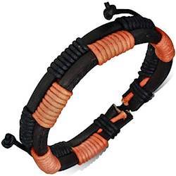 Lederarmband "Orange"