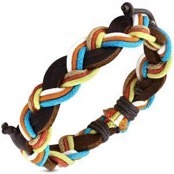 Lederarmband in Braid.