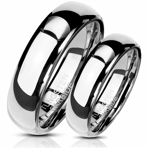 Glänzende Tungsten Verlobungsringe