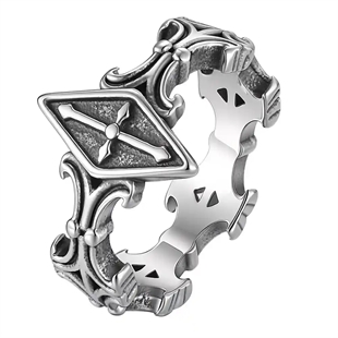 Noctis Crest gotischer Herrenring