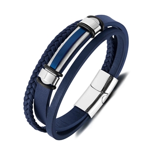 blaues Armband für Männer