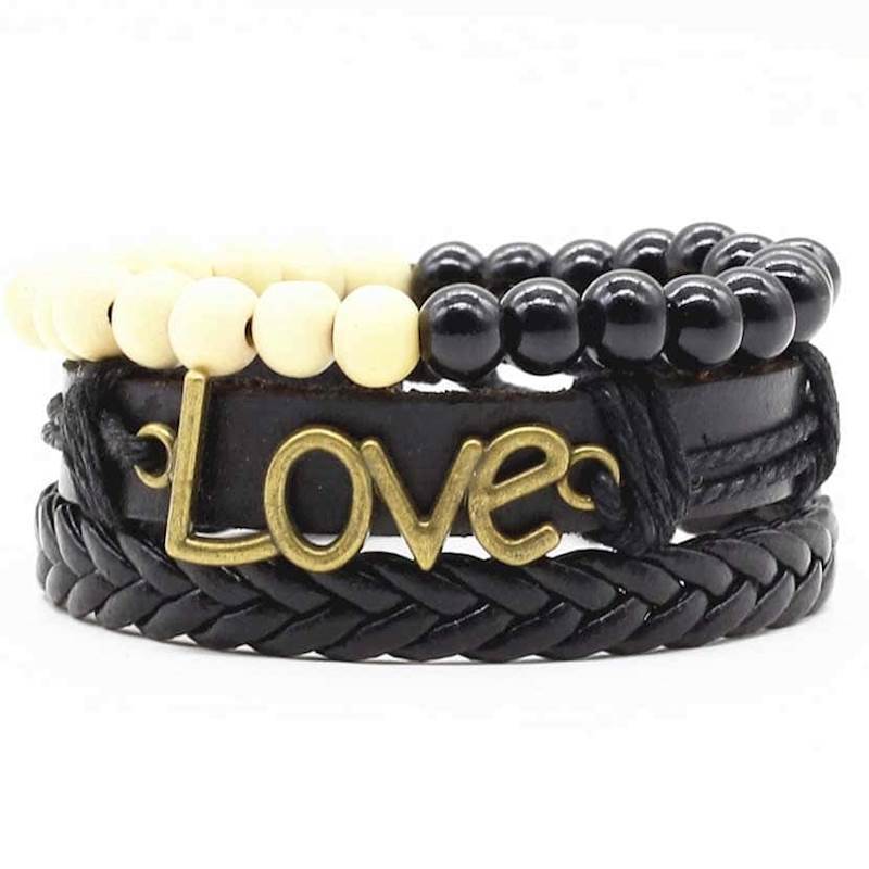 Fahion-Armband "Liebe" x 3