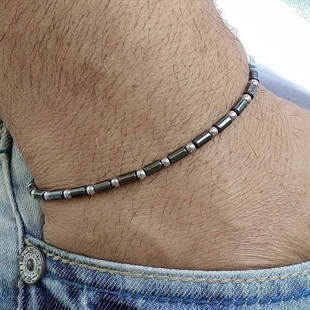 Simpz Hamatit-Armband mit 4mm Perlen