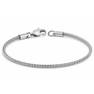 Minimalistisches Armband aus Edelstahl 2,5 mm – Moderne Rope Chain