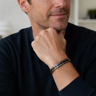 Magnetarmband in Schwarz