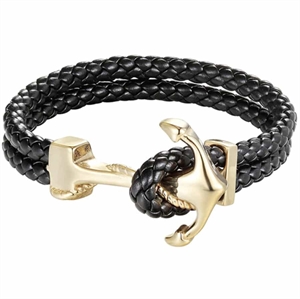 Anchor Lux Herrenarmband vergoldet.