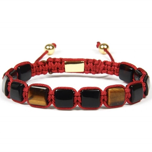 Rotes Delayat-Armband handgefertigt