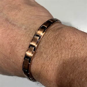 Sieben Messing-Armband mit Magneten "Brass"