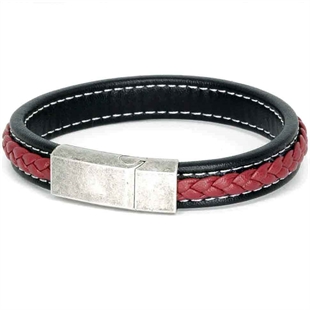 FP Schwarz/Rot Netri-Armband