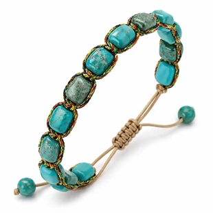 Boheme Turquoise Spirit – Herrenarmband Perlen