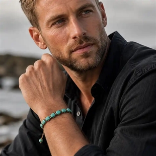 Boheme Turquoise Spirit – Herrenarmband Perlen