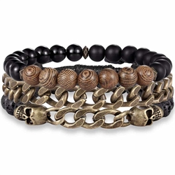 Cowe Herrenarmbänder 3 Stk.