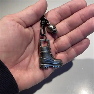 Lederhalsband braun "Bootz"