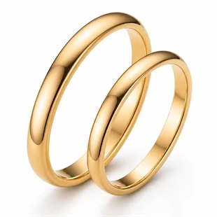 Tungsten Verlobungsring "Golden"