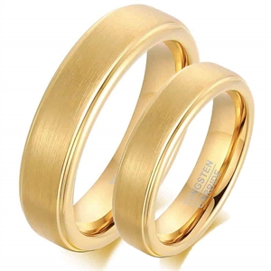 IP Gold Wolfram Ring Hochzeit oder Verlobung