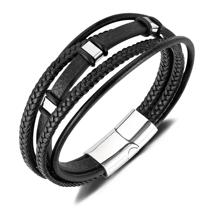 Armband für Männer schwarz