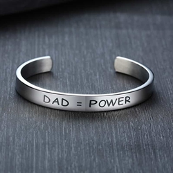 Love my DAD - Armband aus glänzendem Stahl