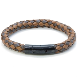 Armband Leder Dunkel/Hell