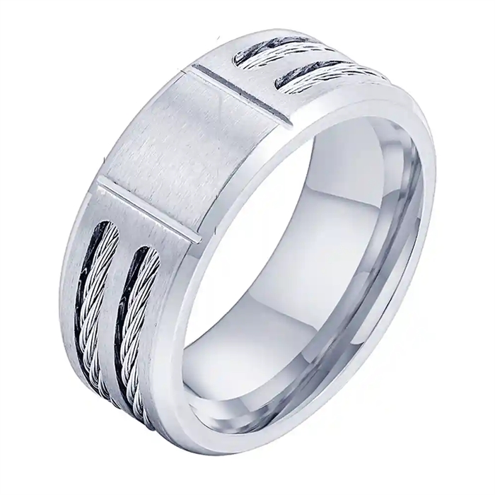 Herrenring Stahl