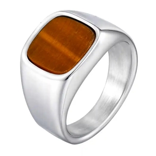 Herrenring aus Stahl