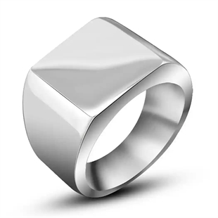 Edelstahl XL Herrenring