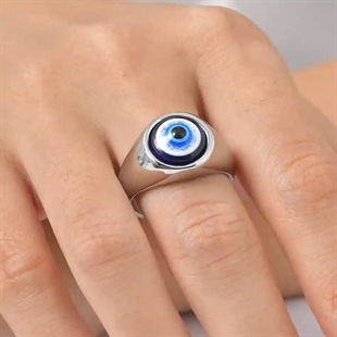 Evil Eye Herrering – Edelstahl