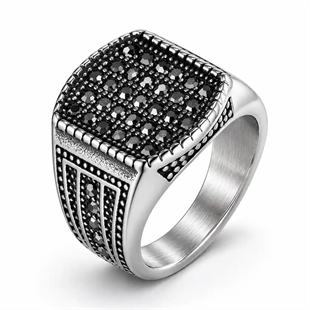 Herrenring mit Stein