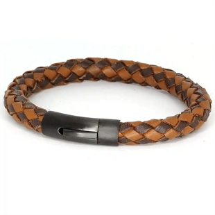 Lederarmband Dunkelbraun