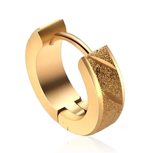 Livey Ohrring Edelstahl golden