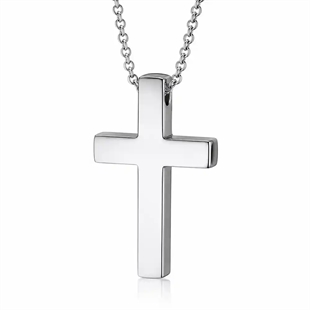 Schmuck mit goldenem Kreuz und Kette