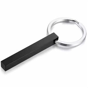 Kiefer Schlüsselanhänger 5cm schwarz Stahl