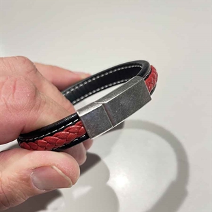 FP Schwarz/Rot Netri-Armband