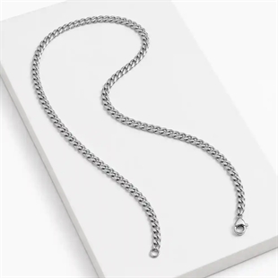 Romano – Herren-Halskette aus Edelstahl, 5 mm