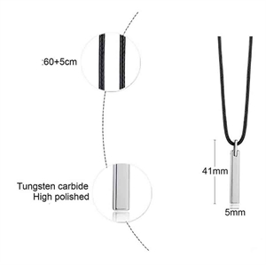 Pin-Halskette aus Wolfram