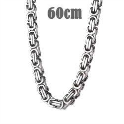 Big Hawn Halskette aus mattem Stahl 60cm / 7mm