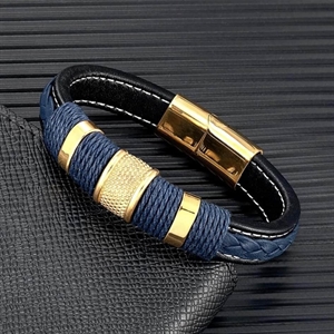 Goldbraunes Crawe-Armband für Männer.