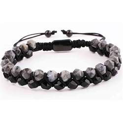 Netao Armband Lebensmittel facettierte Natursteine.