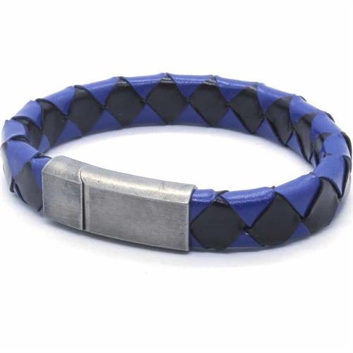 Blau/Schwarzes Netri-Armband