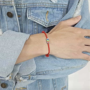 Rotes Gewand Stolz | Armbänder