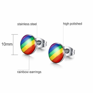 Regenbogen-Ohrring