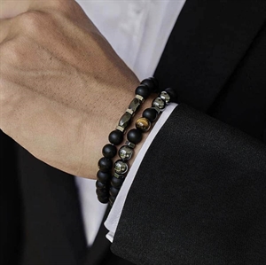 Gentleman Perlenarmband 2 Stk.