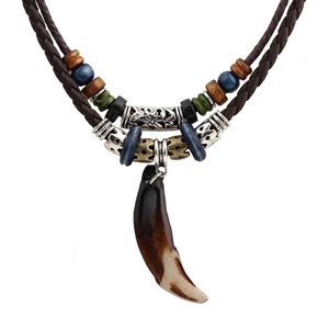 Mode Leder Halskette Indisch