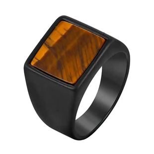 schwarzer Herrenring