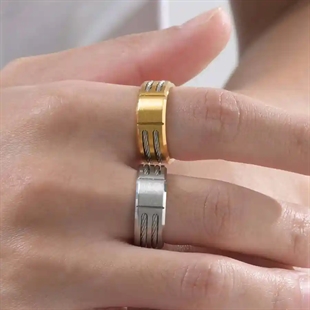 Herrenring Stahl