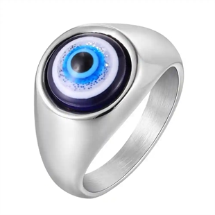 Evil Eye Herrering – Edelstahl