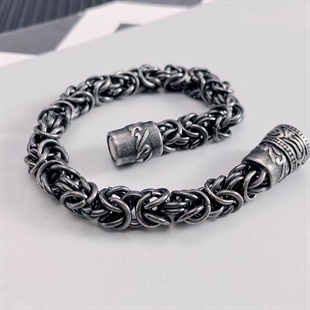 Wikinger-Armband aus Stahl