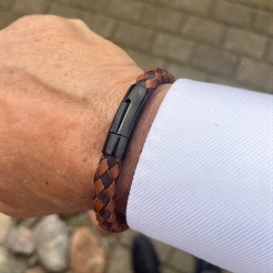 Armband Leder Dunkel/Hell