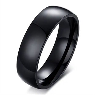 Schwarzer Herrenring